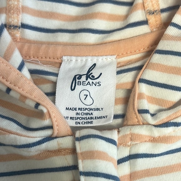 Peekaboo Beans - LIKE NEW - Striped Hoodie - Picture 2 of 5